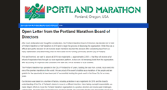 Desktop Screenshot of portlandmarathon.org